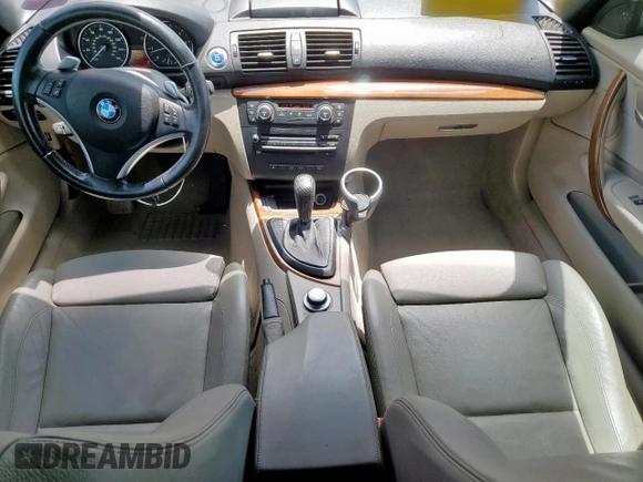 2008 BMW 1 Series 128i with VIN WBAUL73558VE88790, listed as a Copart auction lot 64475705 with 91,286 mi miles and Salvage title. Bid and sale history available at DreamBid. Image 8.