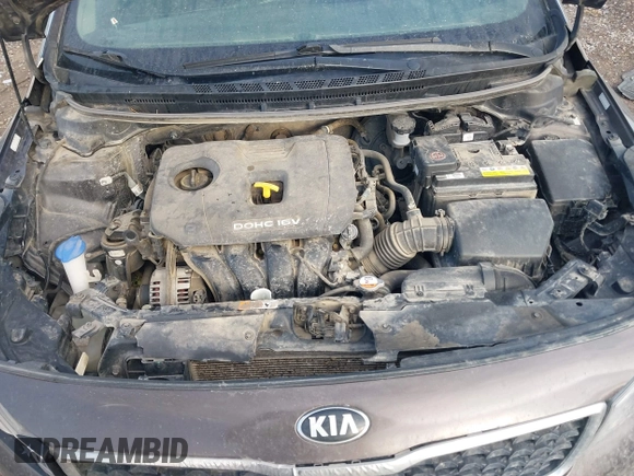2017 Kia Forte LX with VIN 3KPFL4A78HE022030, listed as a IAAI auction lot 41129136 with 115,820 mi miles. Bid and sale history available at carsss.com. Image 10.