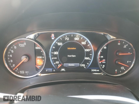 2024 GMC Terrain Denali with VIN 3GKALXEG8RL163221, listed as a Copart auction lot 53475185 with 3,046 mi miles and Salvage title. Bid and sale history available at DreamBid. Image 9.