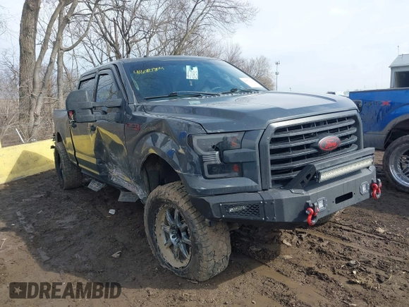 2017 Ford F-150 XL with VIN 1FTFW1EG6HKE03209, listed as a IAAI auction lot 41672184 with 116,078 mi miles. Bid and sale history available at carsss.com. Image 6.