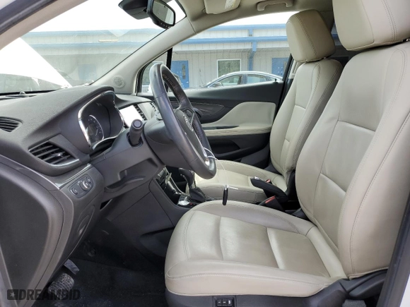 2017 Buick Encore Premium with VIN KL4CJDSB1HB022857, listed as a Copart auction lot 76746504 with 34,180 mi miles and Salvage Title. Bid and sale history available at carsss.com. Image 7.