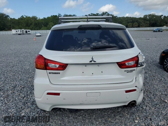 2012 Mitsubishi Outlander Sport SE with VIN JA4AP4AU9CZ005989, listed as a Copart auction lot 51596355 with 88,512 mi miles and Salvage Title. Bid and sale history available at carsss.com. Image 6.
