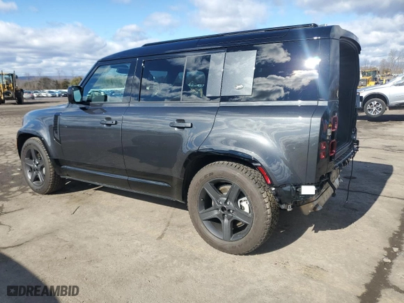 2024 Land Rover Defender X-Dynamic SE with VIN SALE27EU6R2351509, listed as a Copart auction lot 43427315 with 3,300 mi miles and Salvage Title. Bid and sale history available at carsss.com. Image 2.