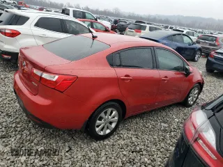 2015 Kia Rio EX with VIN KNADN4A34F6448442, listed as a Copart auction lot 43217555 with 111,082 mi miles and Salvage Title. Bid and sale history available at carsss.com. Image 3.