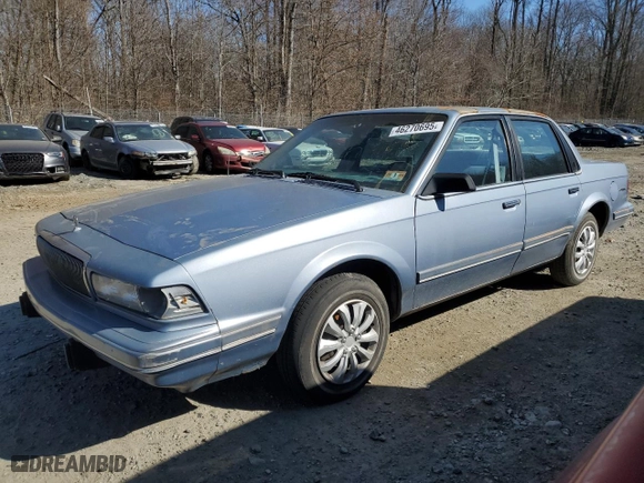 1996 Buick Century Special SJ with VIN 1G4AG55M3T6458640, listed as a Copart auction lot 46270695 with 110,825 mi miles and Salvage Title. Bid and sale history available at carsss.com. Image 1.