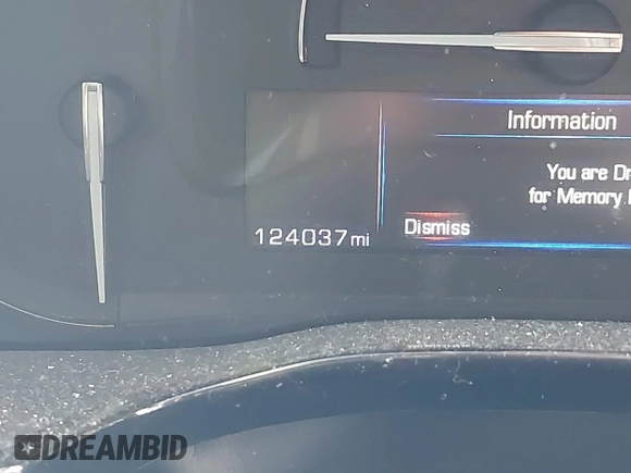 2019 Cadillac XT5 Premium Luxury FWD with VIN 1GYKNERS7KZ234124, listed as a IAAI auction lot 41565312 with 124,037 mi miles and . Bid and sale history available at DreamBid. Image 16.