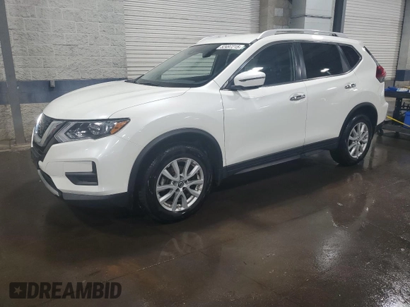 2020 Nissan Rogue S with VIN KNMAT2MV5LP540002, listed as a Copart auction lot 52497215 with 44,000 mi miles and Salvage Title. Bid and sale history available at DreamBid. Image 1.