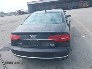 2015 Audi A8 4.0T with VIN WAU32AFD6FN002710, listed as a IAAI auction lot 42447149 with 109,791 mi miles and . Bid and sale history available at DreamBid. Image 15.
