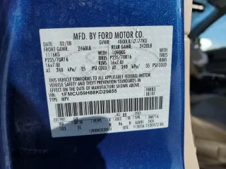 2008 Ford Escape Hybrid with VIN 1FMCU59H88KD29855, listed as a Copart auction lot 44925875 with 164,561 mi miles and Salvage Title. Bid and sale history available at carsss.com. Image 16.