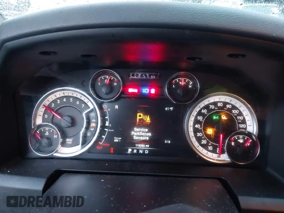 2019 Ram 1500 Classic Lone Star with VIN 1C6RR7LTXKS676370, listed as a IAAI auction lot 41350081 with 116,293 mi miles. Bid and sale history available at carsss.com. Image 7.