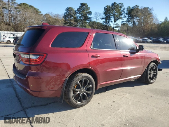 2020 Dodge Durango GT with VIN 1C4RDHDG3LC329764, listed as a Copart auction lot 84077484 with 110,320 mi miles and Salvage title. Bid and sale history available at DreamBid. Image 3.