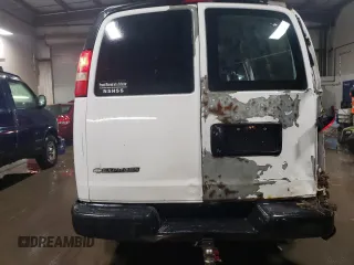 2012 Chevrolet Express Cargo Van with VIN 1GCWGFCA8C1100293, listed as a Copart auction lot 50470195 with 250,615 mi miles and Salvage Title. Bid and sale history available at carsss.com. Image 6.