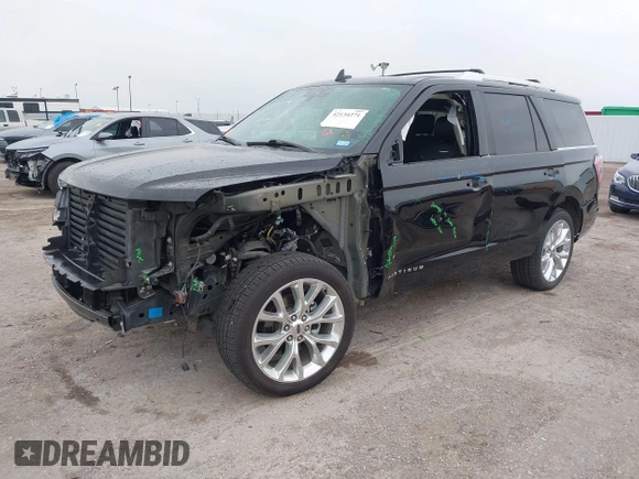 2019 Ford Expedition Platinum with VIN 1FMJU1LT1KEA23423, listed as a IAAI auction lot 42134271 with 59,180 mi miles and . Bid and sale history available at DreamBid. Image 18.