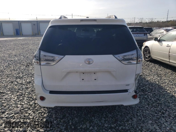 2014 Toyota Sienna SE with VIN 5TDXK3DCXES498422, listed as a Copart auction lot 51060775 with 131,541 mi miles and Clean Title. Bid and sale history available at DreamBid. Image 6.