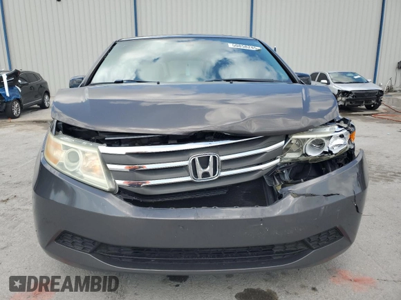 2012 Honda Odyssey EX-L with VIN 5FNRL5H65CB055196, listed as a Copart auction lot 50858245 with 115,047 mi miles and Salvage Title. Bid and sale history available at carsss.com. Image 5.