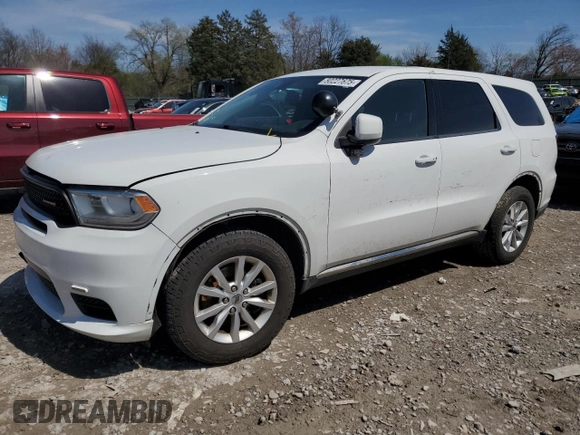 2020 Dodge Durango Pursuit z VIN 1C4RDJFG9LC443756, wystawiony jako Copart lot #50227675 z przebiegiem 53 581 mil mil oraz Szkoda całkowita • Salvage title. Historia ofert i sprzedaży dostępna na DreamBid. Obrazek 1.