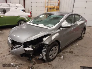 2016 Hyundai Elantra SE with VIN 5NPDH4AE6GH758014, listed as a IAAI auction lot 41381937 with 46,184 mi miles. Bid and sale history available at carsss.com. Image 17.