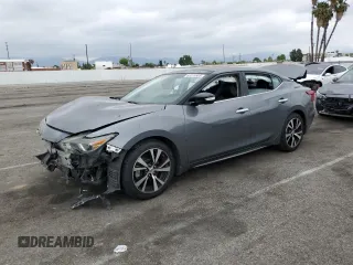2017 Nissan Maxima Platinum with VIN 1N4AA6AP3HC449656, listed as a Copart auction lot 53378605 with 78,212 mi miles and Salvage title. Bid and sale history available at DreamBid. Image 1.