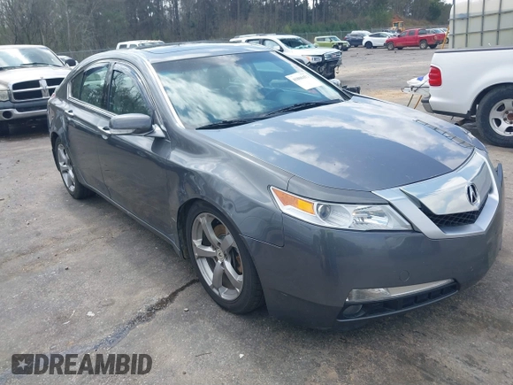 2010 Acura TL Tech with VIN 19UUA8F51AA004166, listed as a IAAI auction lot 41806187 with 139,364 mi miles. Bid and sale history available at carsss.com. Image 1.