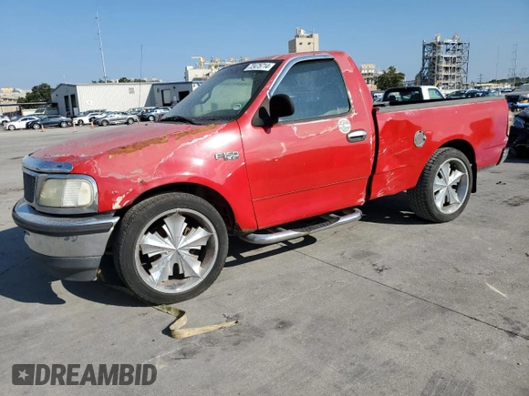 1997 Ford F-150 z VIN 1FTDF1729VNA92605, wystawiony jako Copart lot #47115265 z przebiegiem 178 000 mil mil oraz Szkoda całkowita • Salvage title. Historia ofert i sprzedaży dostępna na DreamBid. Obrazek 1.