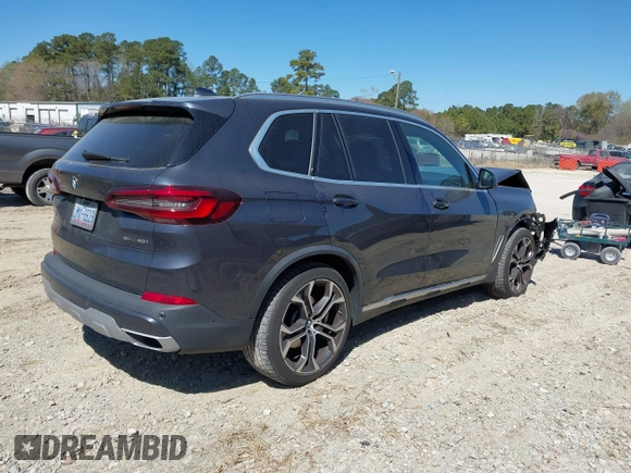 2022 BMW X5 sDrive40i with VIN 5UXCR4C05N9L37464, listed as a IAAI auction lot 41891016 with 43,793 mi miles and . Bid and sale history available at DreamBid. Image 4.