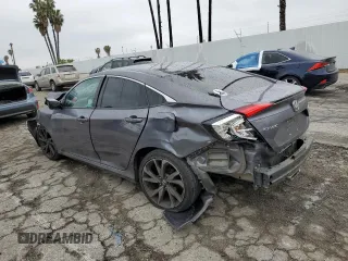 2020 Honda Civic Sedan Sport with VIN 2HGFC2F83LH599147, listed as a Copart auction lot 50555115 with 70,181 mi miles and Salvage Title. Bid and sale history available at carsss.com. Image 2.