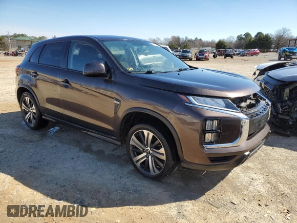 2020 Mitsubishi Outlander ES z VIN JA4AP3AU2LU002276, wystawiony jako Copart lot #45523185 z przebiegiem 127 479 mil mil oraz Szkoda całkowita • Salvage title. Historia ofert i sprzedaży dostępna na DreamBid. Obrazek 4.