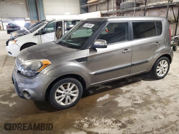 2012 Kia Soul + with VIN KNDJT2A66C7365885, listed as a Copart auction lot 52380495 with 142,149 mi miles and Salvage Title. Bid and sale history available at DreamBid. Image 1.
