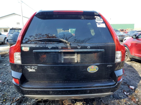 2013 Volvo XC90 R-Design with VIN YV4952CT9D1651974, listed as a Copart auction lot 78037824 with 163,752 mi miles and Salvage Title. Bid and sale history available at carsss.com. Image 6.