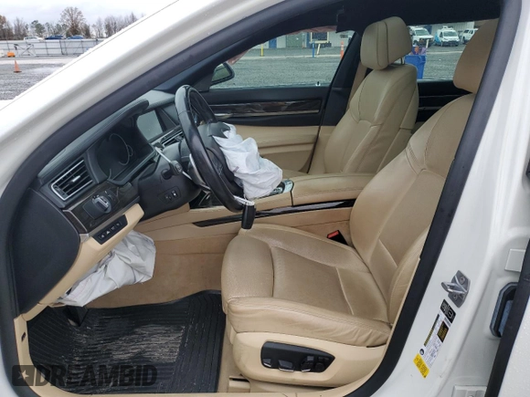 2014 BMW 7 Series 740Li with VIN WBAYE4C5XED138323, listed as a Copart auction lot 83704044 with 109,754 mi miles and Salvage Title. Bid and sale history available at carsss.com. Image 7.