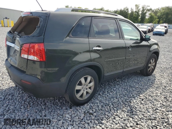 2012 Kia Sorento LX with VIN 5XYKT3A60CG279615, listed as a Copart auction lot 52877795 with 120,159 mi miles and Salvage Title. Bid and sale history available at carsss.com. Image 3.