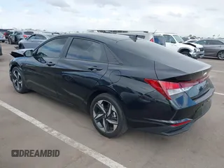 2023 Hyundai Elantra SEL with VIN KMHLS4AGXPU624963, listed as a IAAI auction lot 41947452 with 22,044 mi miles and . Bid and sale history available at DreamBid. Image 3.