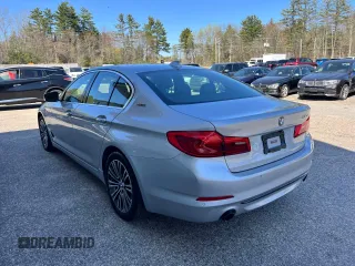 2018 BMW 5 Series 530e xDrive with VIN WBAJB1C59JB084298, listed as a Copart auction lot 55181065 with 120,907 mi miles and Clean Title. Bid and sale history available at DreamBid. Image 3.