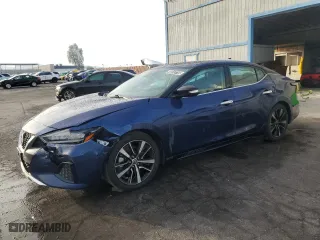 2022 Nissan Maxima SV with VIN 1N4AA6CV0NC505897, listed as a Copart auction lot 45813715 with 89,515 mi miles and Salvage Title. Bid and sale history available at carsss.com. Image 1.