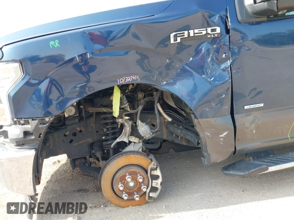 2017 Ford F-150 XL with VIN 1FTEW1EP6HKE18854, listed as a IAAI auction lot 42360089 with 43,389 mi miles and . Bid and sale history available at DreamBid. Image 18.