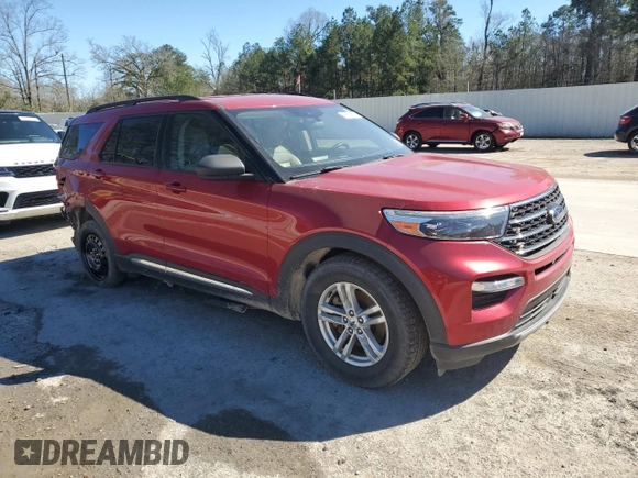 2020 Ford Explorer XLT with VIN 1FMSK7DH7LGA43348, listed as a Copart auction lot 46644985 with 102,969 mi miles and Salvage Title. Bid and sale history available at carsss.com. Image 4.