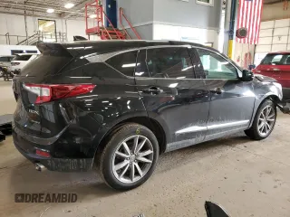 2021 Acura RDX w/Technology Package with VIN 5J8TC2H54ML039812, listed as a Copart auction lot 88074125 with 0 mi miles and Salvage Title. Bid and sale history available at carsss.com. Image 3.