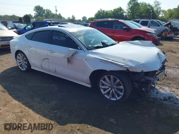 2012 Audi A7 Prestige with VIN WAU3GAFC1CN101990, listed as a IAAI auction lot 42452981 with Not provided miles and . Bid and sale history available at DreamBid. Image 1.