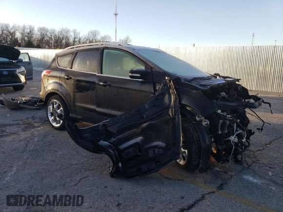 2013 Ford Escape Titanium with VIN 1FMCU0J99DUC23775, listed as a Copart auction lot 84480614 with 0 mi miles and Salvage Title. Bid and sale history available at carsss.com. Image 4.