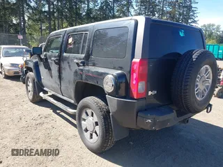 2007 Hummer H3 SUV with VIN 5GTDN13E378169059, listed as a IAAI auction lot 42201940 with 150,487 mi miles. Bid and sale history available at carsss.com. Image 3.