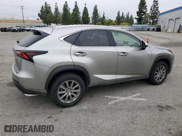2017 Lexus NX with VIN JTJYARBZ4H2070159, listed as a Copart auction lot 50662165 with 64,289 mi miles and Salvage Title. Bid and sale history available at carsss.com. Image 3.