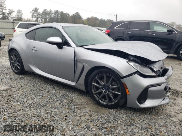 2022 Subaru BRZ Premium with VIN JF1ZDBB13N9702299, listed as a Copart auction lot 80570914 with 43,319 mi miles and Salvage Title. Bid and sale history available at carsss.com. Image 4.