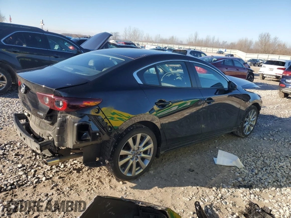 2023 Mazda 3 S Preferred with VIN 3MZBPACM1PM353425, listed as a Copart auction lot 86585444 with 19,024 mi miles and Clean Title. Bid and sale history available at DreamBid. Image 3.