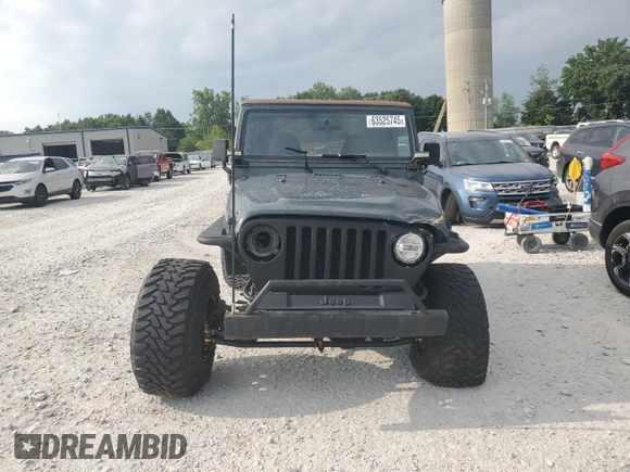 2002 Jeep Wrangler Sahara with VIN 1J4FA59S02P729015, listed as a Copart auction lot 63525745 with Not provided miles and Clean title. Bid and sale history available at DreamBid. Image 5.