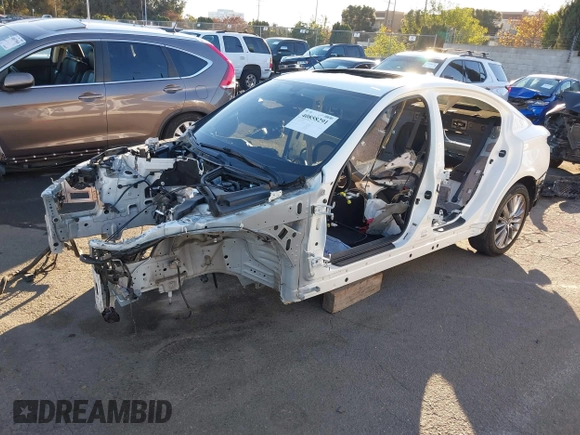 2018 Infiniti Q50 Luxe with VIN JN1EV7AP1JM360838, listed as a IAAI auction lot 40858291 with Not Provided miles and . Bid and sale history available at carsss.com. Image 17.