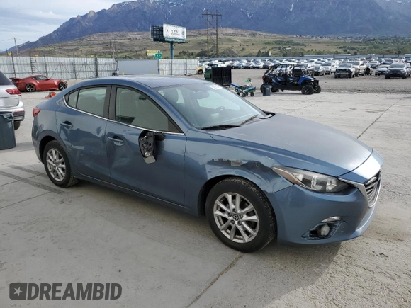 2016 Mazda 3 i Touring z VIN 3MZBM1W78GM266684, wystawiony jako Copart lot #53915435 z przebiegiem 109 314 mil mil oraz Szkoda całkowita • Salvage title. Historia ofert i sprzedaży dostępna na DreamBid. Obrazek 4.
