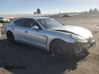 2015 Porsche Panamera GTS with VIN WP0AF2A7XFL080120, listed as a Copart auction lot 46506855 with 108,829 mi miles and Salvage title. Bid and sale history available at DreamBid. Image 4.