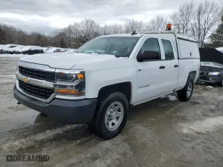 2018 Chevrolet Silverado 1500 Work Truck with VIN 1GCVKNEC2JZ274782, listed as a Copart auction lot 44198725 with 127,536 mi miles and Clean Title. Bid and sale history available at carsss.com. Image 1.