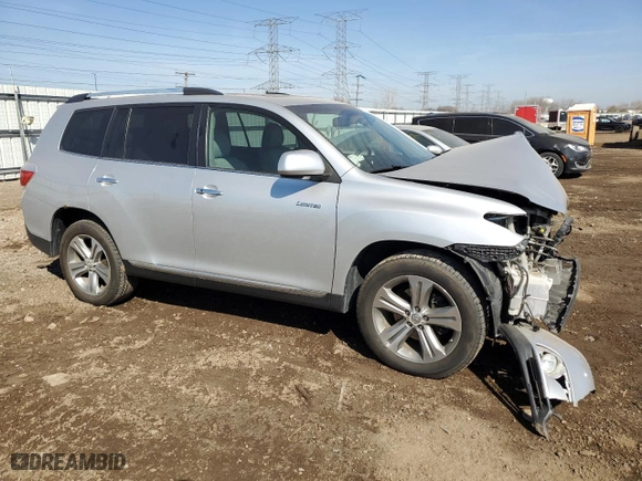 2011 Toyota Highlander Limited with VIN 5TDDK3EH1BS047789, listed as a Copart auction lot 48952735 with 173,250 mi miles and Salvage Title. Bid and sale history available at carsss.com. Image 4.