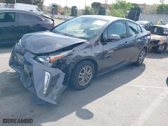 2019 Toyota Prius LE with VIN JTDL9RFUXK3005094, listed as a IAAI auction lot 41948749 with 98,156 mi miles. Bid and sale history available at carsss.com. Image 17.
